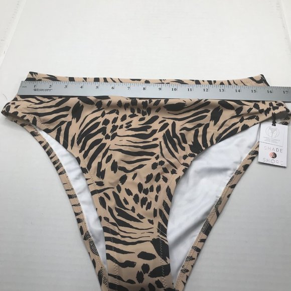 Shade And Shore Women's Size Large 12-14 Extra Cheeky Bikini Swim Bottom New - Picture 6 of 8
